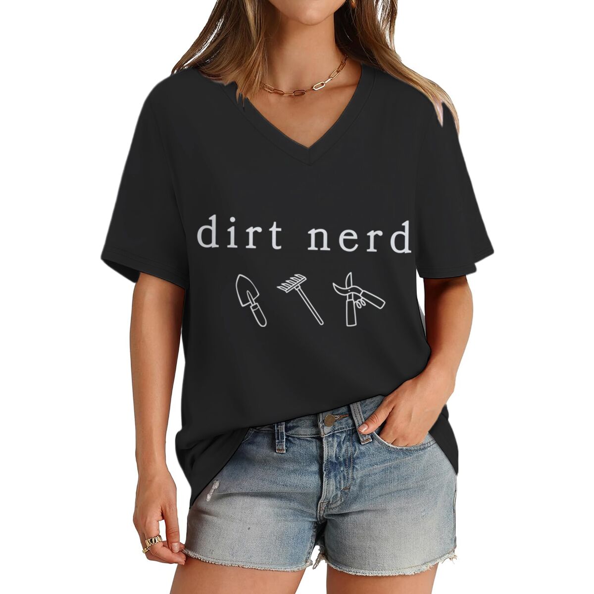 Gardening Tools Vintage - เสื้อยืดลายกราฟิก Dirt Nerd Gardening Tools Plant
