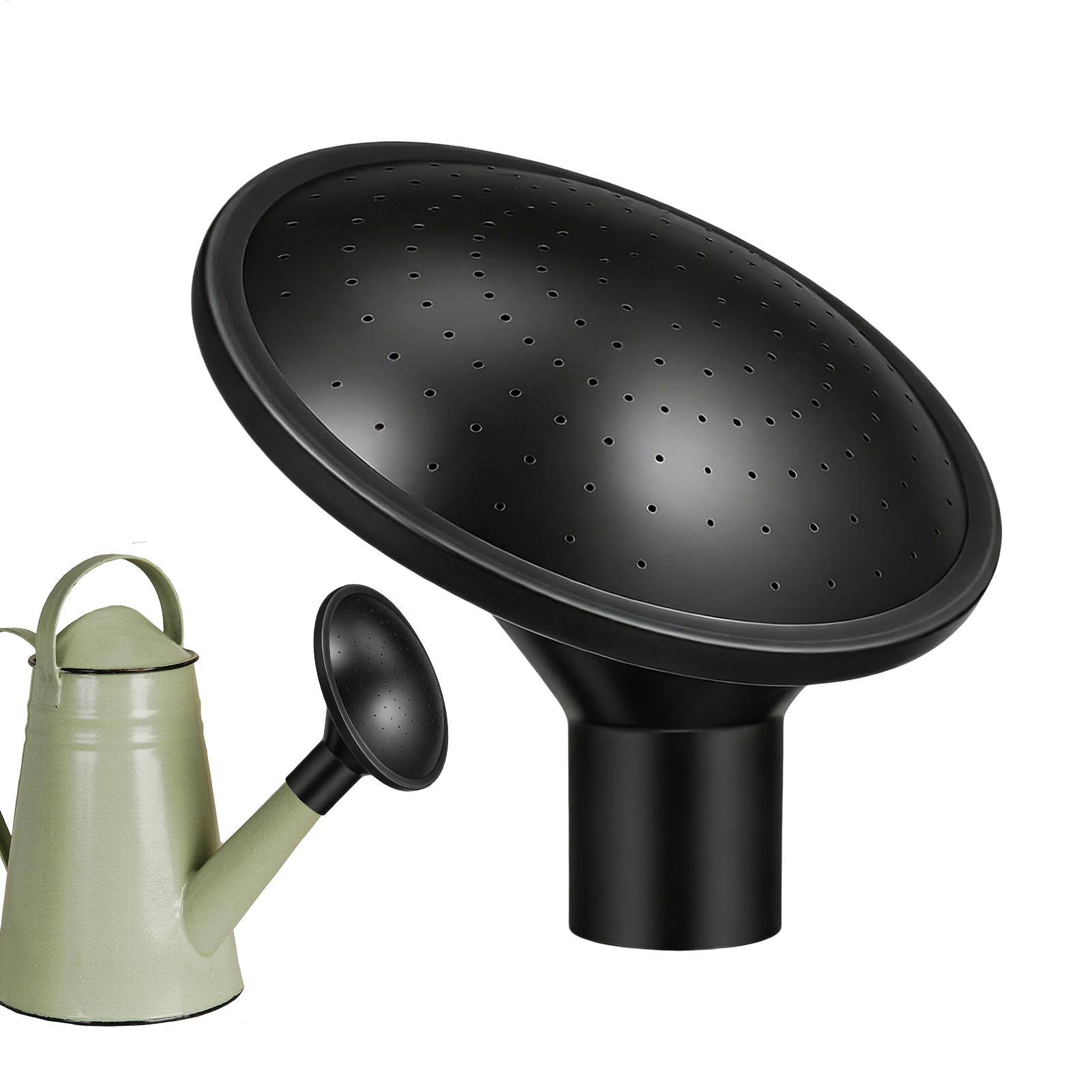 Gardening Tools Watering Can - หัวฉีดน้ำพลาสติกสีดำ ขนาดเส้นผ่านศูนย์กลางภายใน 2.3 ซม. จำนวน 1