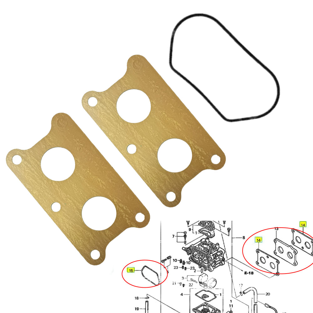 Gardening Tools Repair - สำหรับ HONDA GXV530 GCV530 ชุดซ่อมคาร์บูเรเตอร์เครื่องยนต์ พร้อมปะเก็นและยางอะไหล่สำหรับเครื่องมือทำสวน