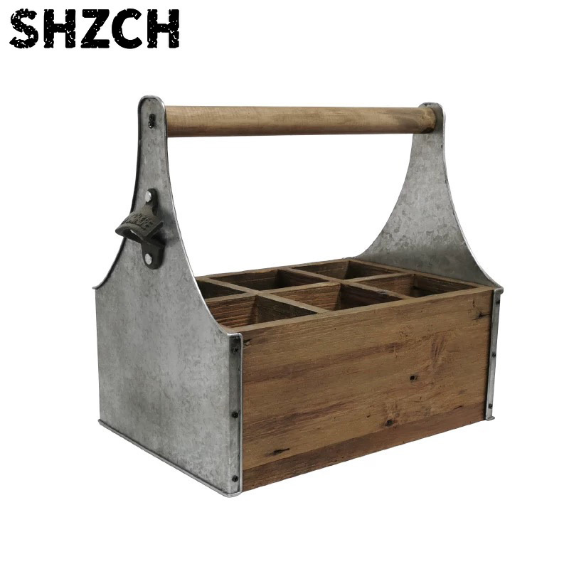 ตะกร้าเก็บของไม้และโลหะสไตล์เร - Gardening Tools Vintage บทวิจารณ์และราคา