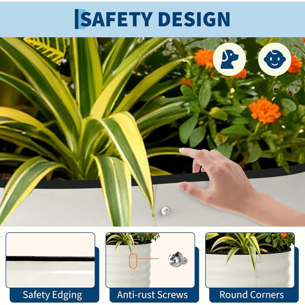 แปลงปลูกผักยกพื้น 2 ชุด - กล่อ - Raised Bed Planter Box บทวิจารณ์และราคา
