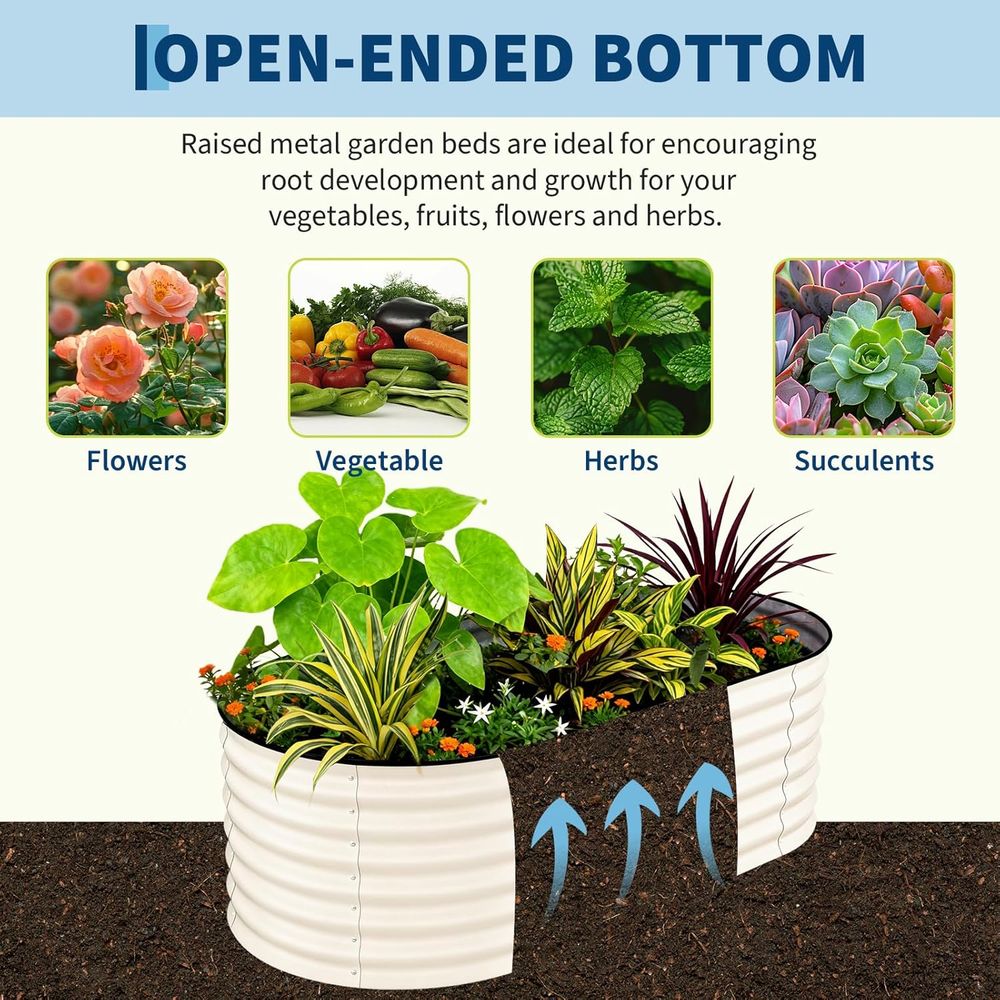 แปลงปลูกผักยกพื้น 2 ชุด - กล่อ - Raised Bed Planter Box บทวิจารณ์และราคา