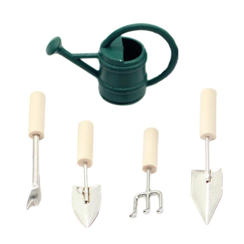 บ้านตุ๊กตา1:12อุปกรณ์สวนขนาดเล - Gardening Tools Watering Can บทวิจารณ์และราคา