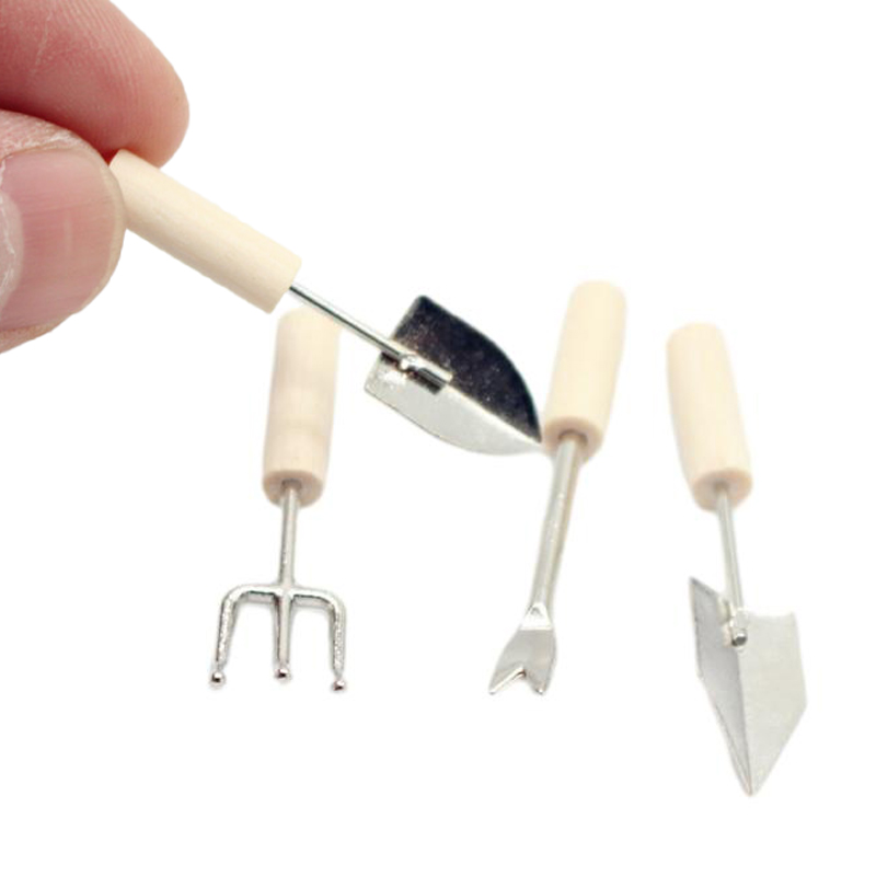 บ้านตุ๊กตา1:12อุปกรณ์สวนขนาดเล - Gardening Tools Watering Can บทวิจารณ์และราคา