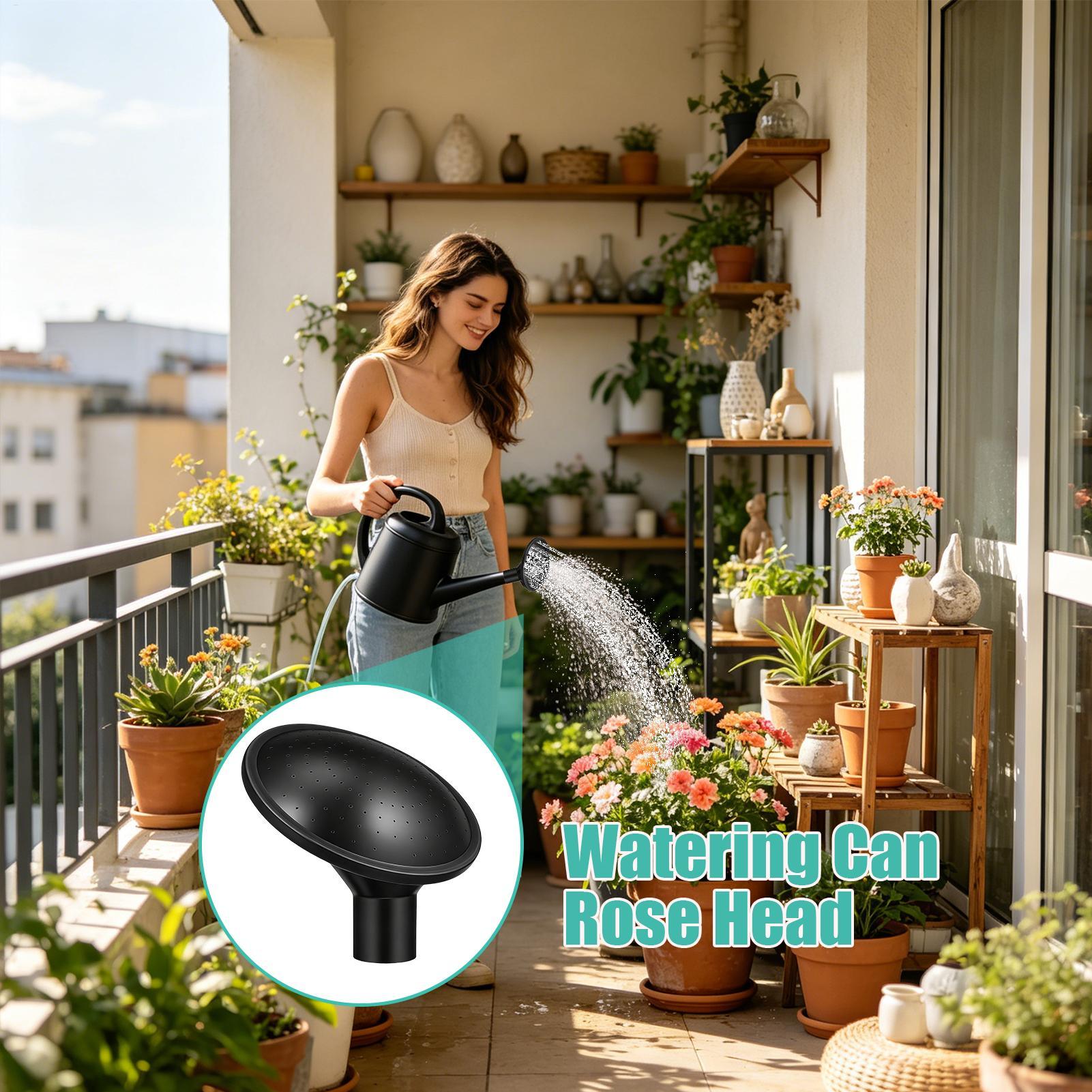หัวฉีดน้ำพลาสติกสีดำ ขนาดเส้นผ - Gardening Tools Watering Can บทวิจารณ์และราคา