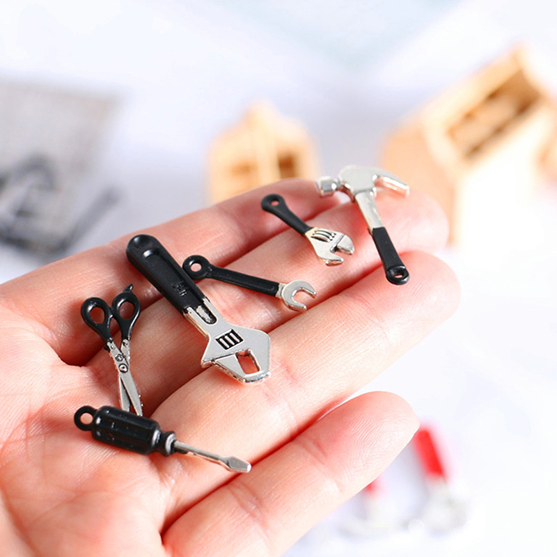 3/4/5/6Pcs Dollhouse Miniature - Gardening Tools Repair บทวิจารณ์และราคา