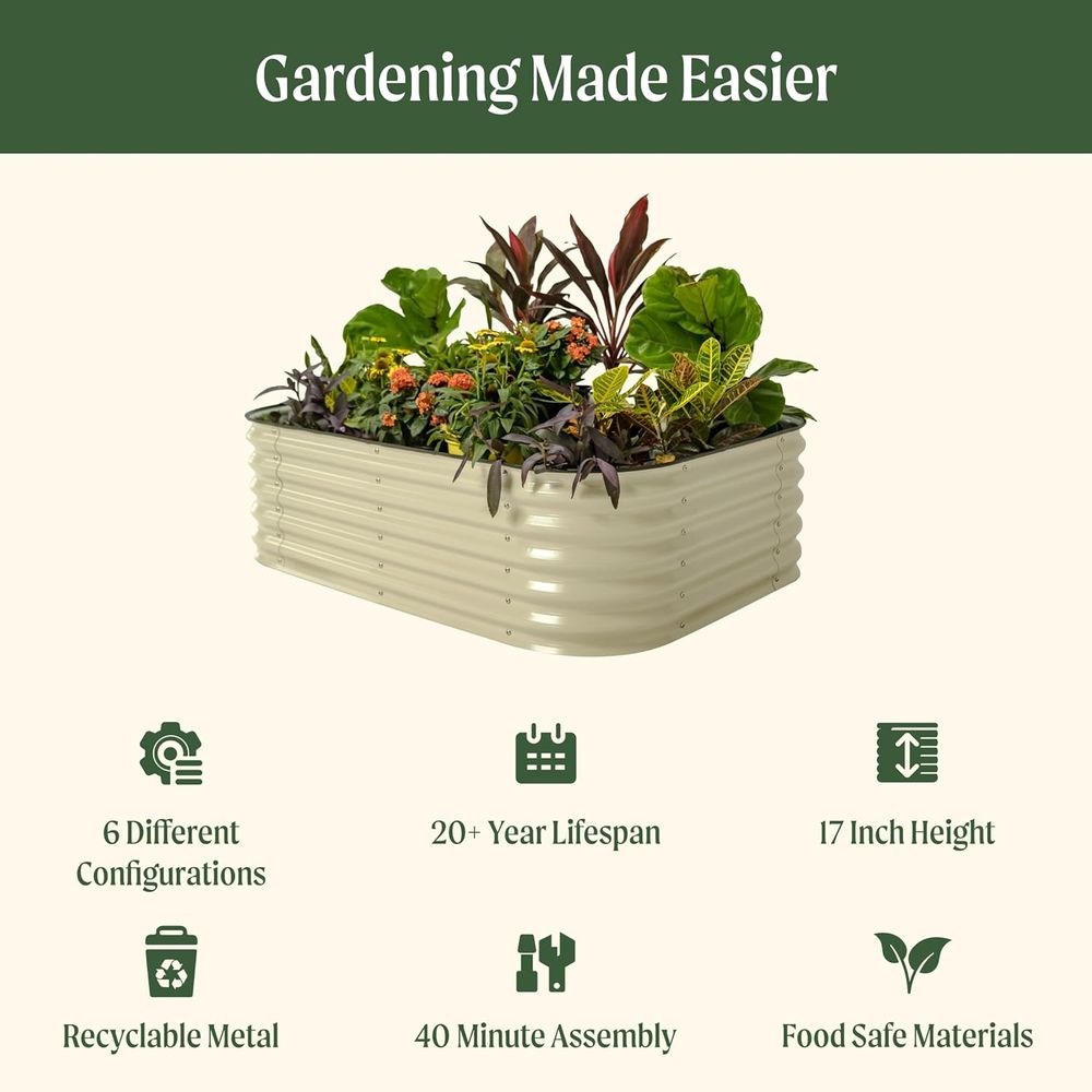 ชุดปลูกผักยกพื้น Vego garden ข - Raised Bed Planter Box บทวิจารณ์และราคา
