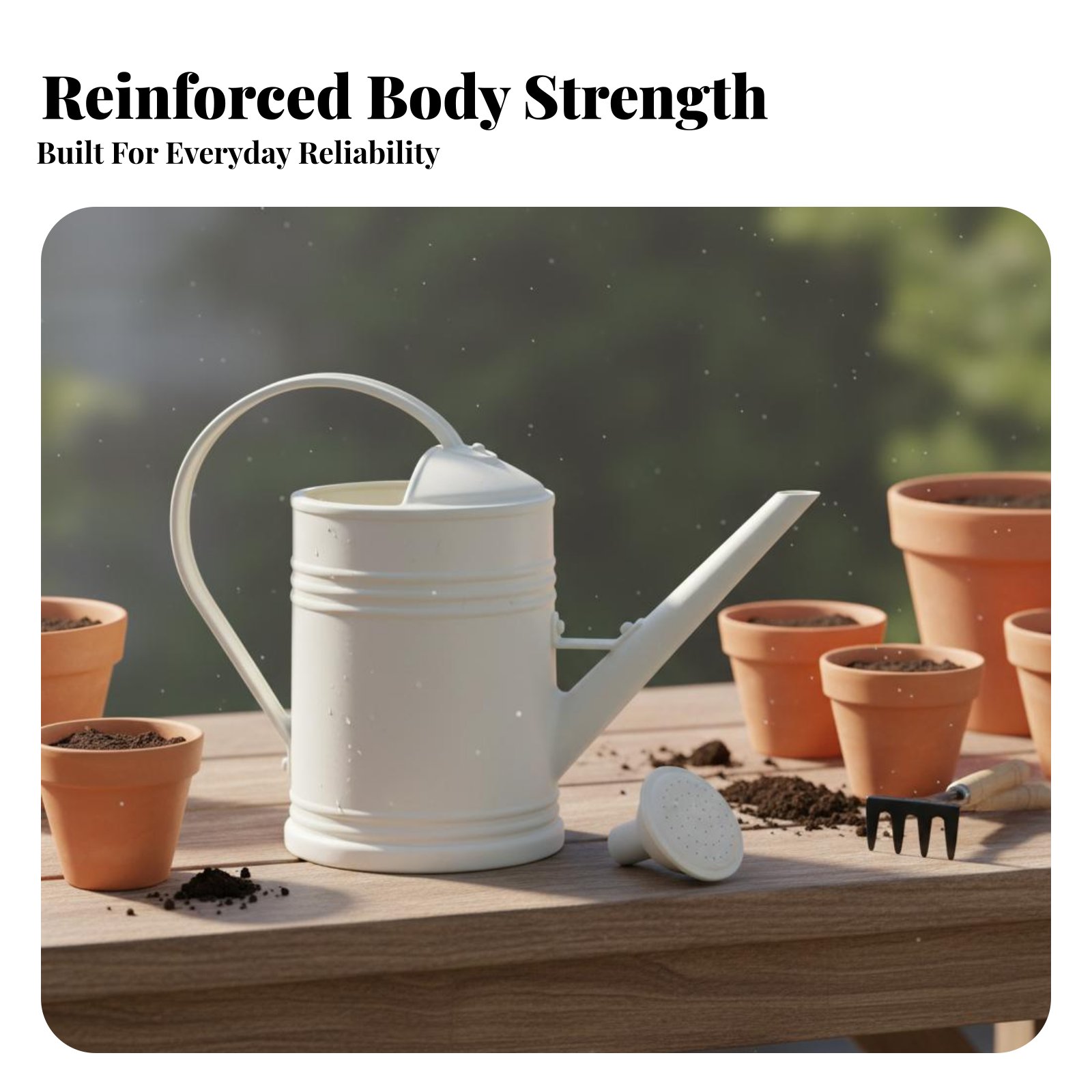 บัวรดน้ำแบบพกพาพร้อมพวยยาว สำห - Gardening Tools Watering Can บทวิจารณ์และราคา