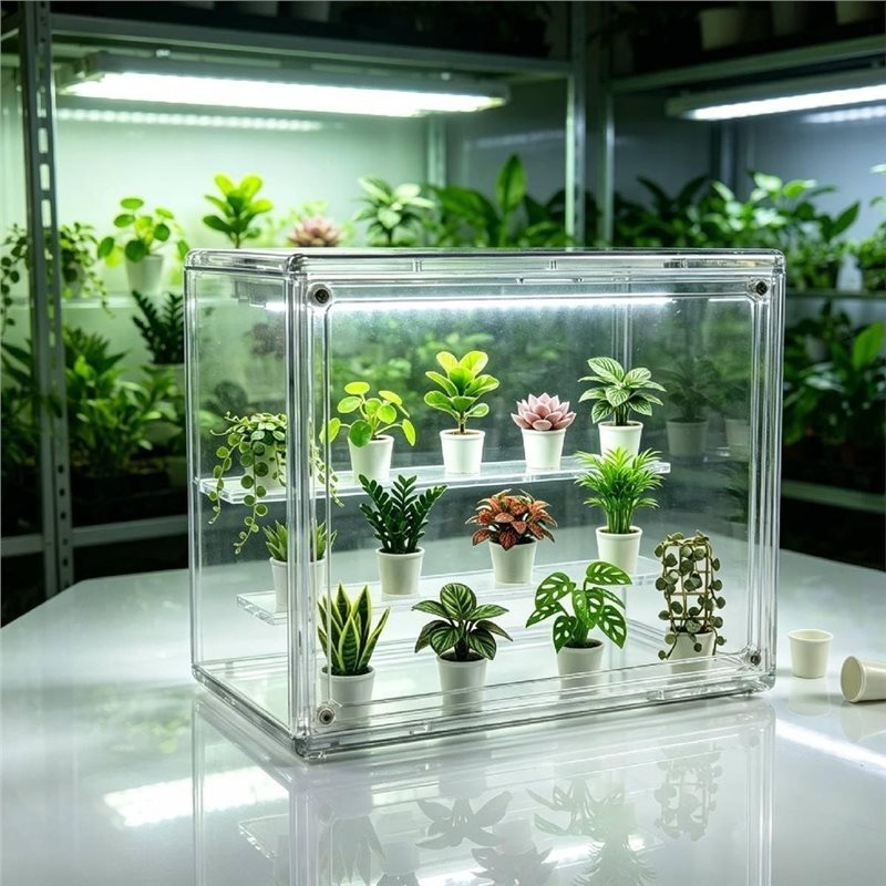 เรือนกระจกขนาดเล็ก ABEE-Mini ส - Greenhouse Mini Indoor บทวิจารณ์และราคา