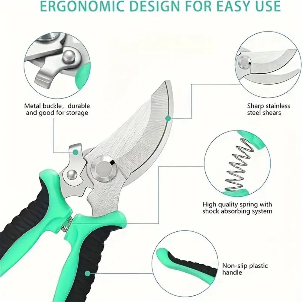 กรรไกรตัดกิ่งสแตนเลสแบบไฮโดรโป - Gardening Tools Cutter บทวิจารณ์และราคา