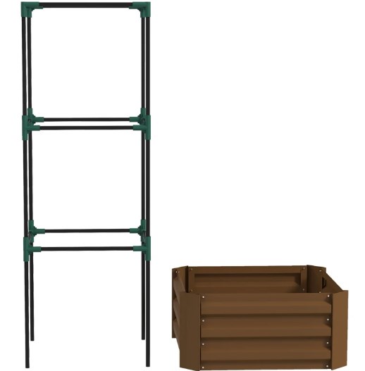 แปลงปลูกผักยกพื้น, แปลงปลูกผัก - Raised Bed Planter Box บทวิจารณ์และราคา