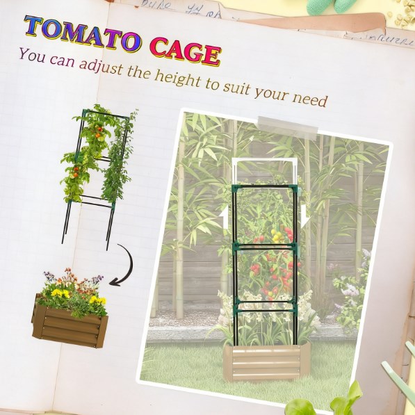 แปลงปลูกผักยกพื้น, แปลงปลูกผัก - Raised Bed Planter Box บทวิจารณ์และราคา